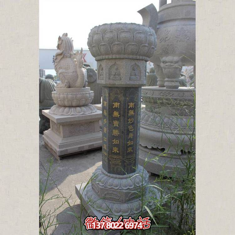 精美大理石浮雕石柱，點綴你的寺廟