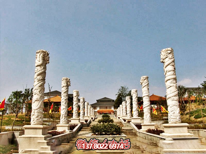 傳統(tǒng)工藝石雕龍柱，傳承古老文化