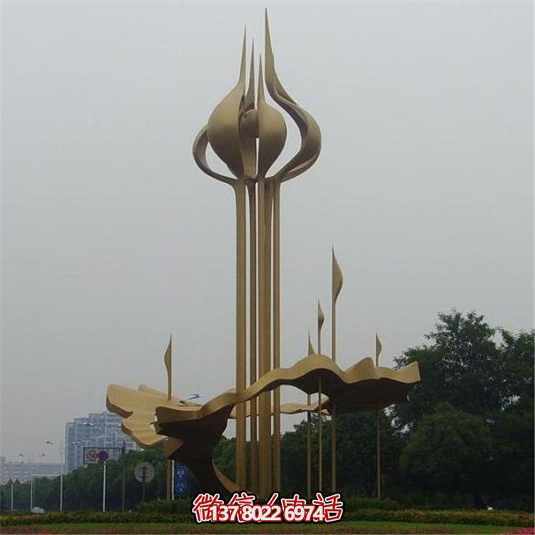 大型不銹鋼景觀擺件，為廣場帶來活力