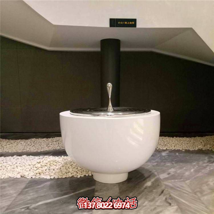 不銹鋼水滴圓盤雕塑，玻璃鋼景觀裝飾