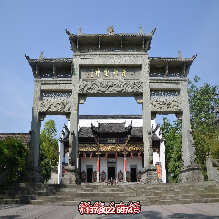 傳承中式文化，體驗(yàn)大型石雕牌坊與雕塑的魅力