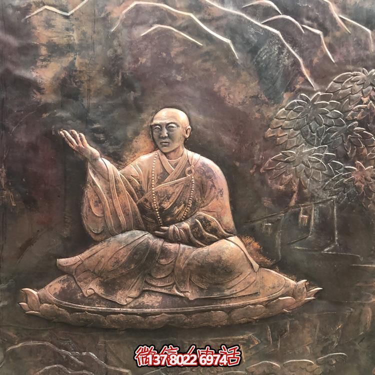 鑄銅觀音佛像浮雕壁畫，帶給大型寺廟儀式感的非凡氣派