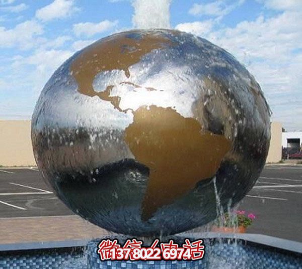 高品質(zhì)不銹鋼噴泉雕塑，裝點(diǎn)你的公園