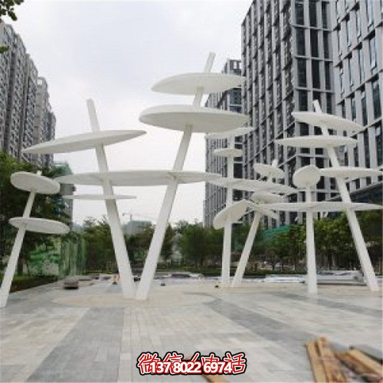 不銹鋼大型樹葉雕塑，為你的戶外景觀創(chuàng)造獨特的創(chuàng)意