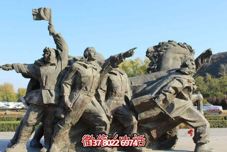 大型石雕景觀擺件，為廣場增添創(chuàng)意人物氣息
