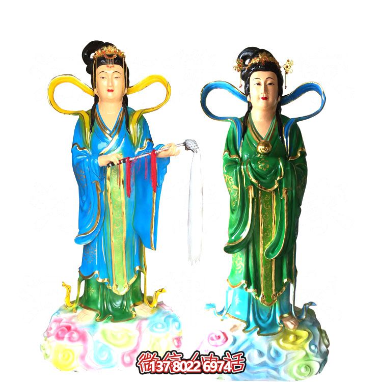 七仙女玻璃鋼雕塑，打造完美園林