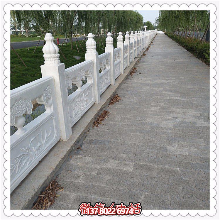 精美石雕護(hù)欄，讓您的河道美化更上一層樓