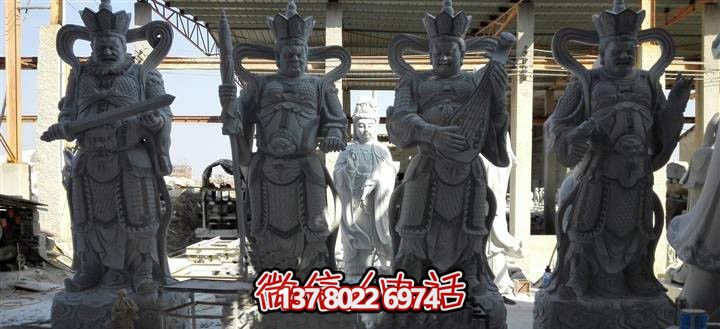 古樸雅致的大理石雕塑，見證古老神佛四大天王的傳承