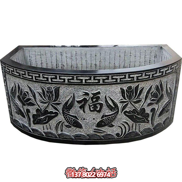 藝術(shù)精美的石雕擺件，點(diǎn)綴美麗庭院