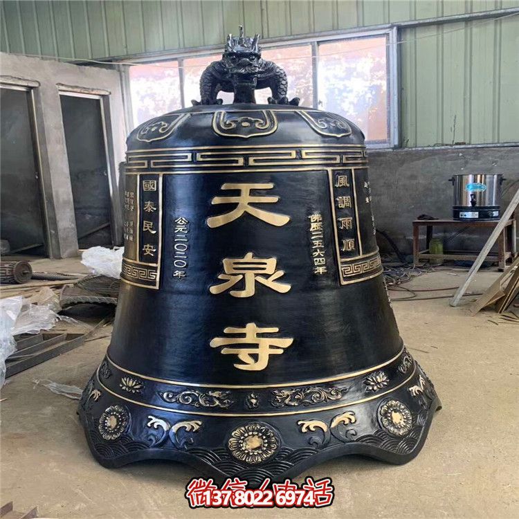 天泉青銅掛鐘雕塑傳承古老文化，鑄就精美藝術(shù)品