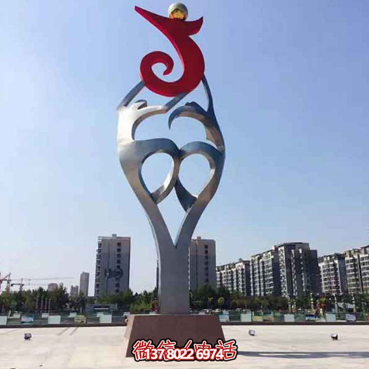 創(chuàng)意大型不銹鋼景觀擺件，點(diǎn)綴戶(hù)外廣場(chǎng)園林