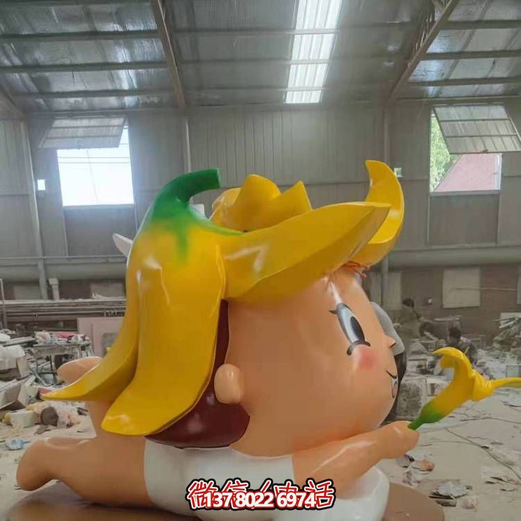 玻璃鋼戶外裝飾擺件，精致美觀、趣味卡通人物景觀