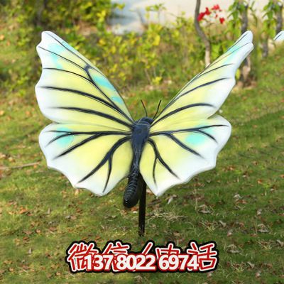 創(chuàng)意玻璃鋼蝴蝶雕塑，給商場帶來新鮮感