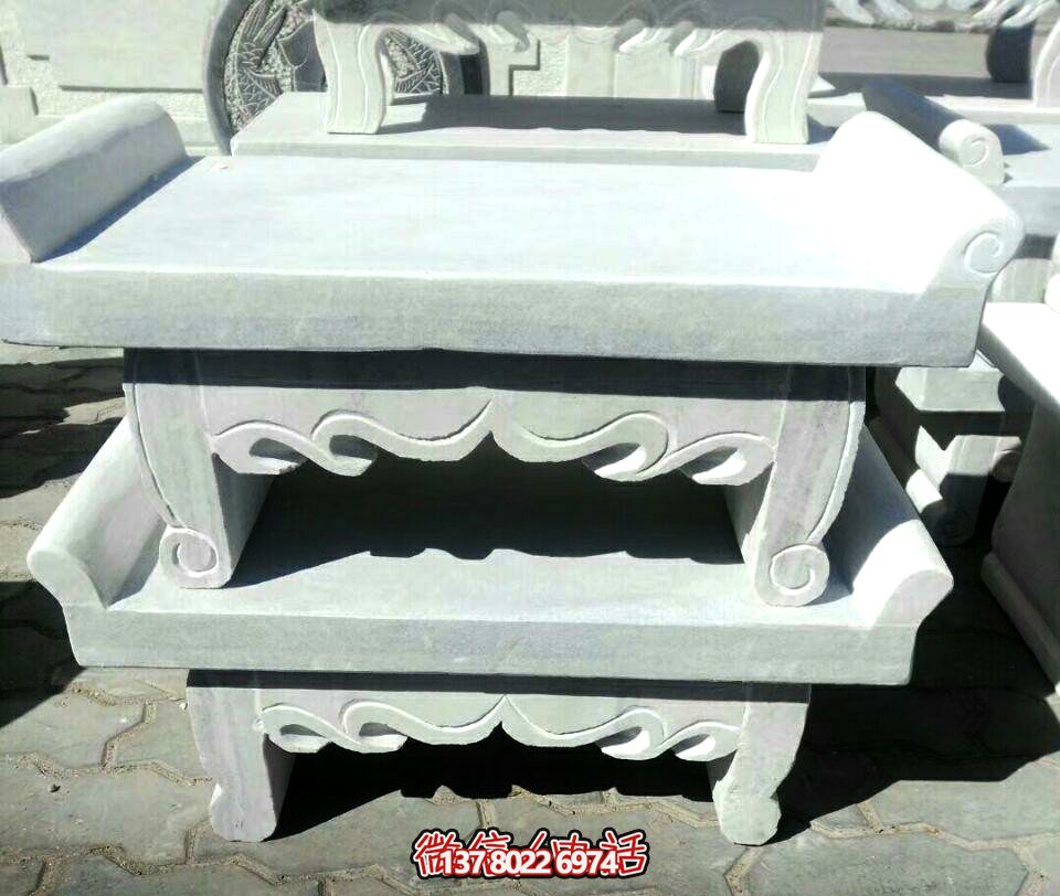 漢白玉佛像供桌，裝點景區(qū)寺院
