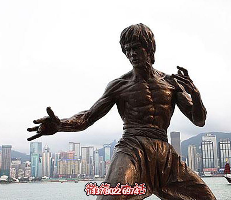 李小龍銅雕雕塑，緬懷經(jīng)典電影明星