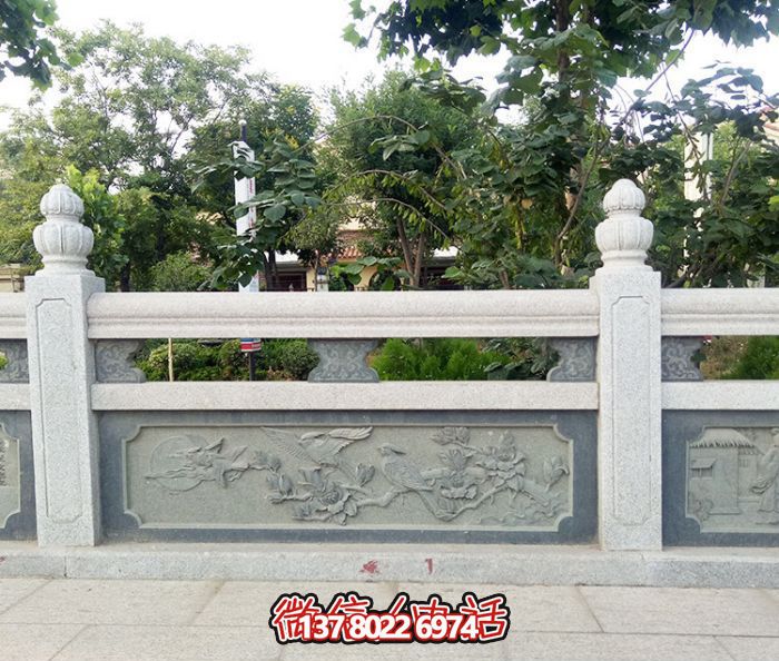 精美石欄系列，搭配園林花園，提升圍欄美感