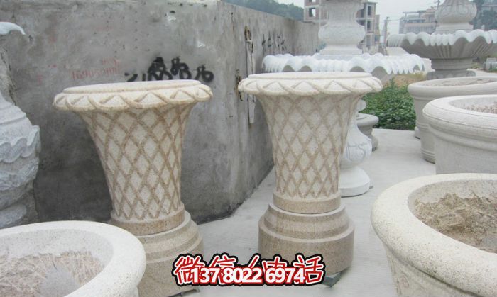 聚焦傳統(tǒng)文化，打造完美的自然景觀——大理石花籃花盆雕塑系列