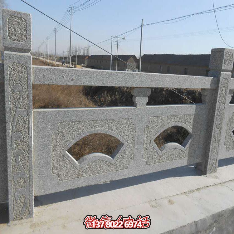 精美大理石護(hù)欄雕塑，讓戶外河道更加美觀