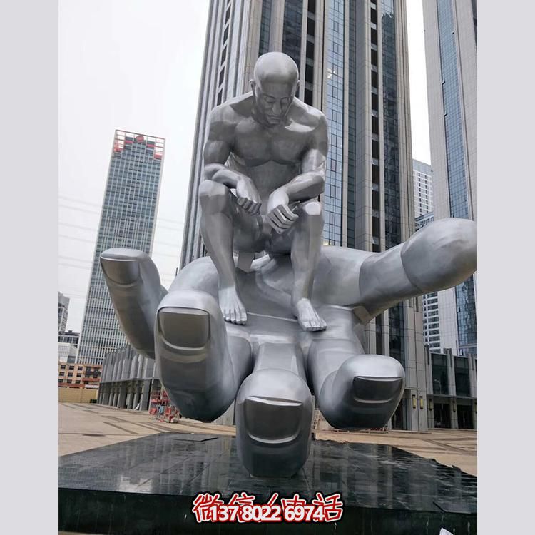 大型不銹鋼創(chuàng)意人物景觀雕塑——鐫刻在商業(yè)街、商業(yè)廣場(chǎng)的精美絕倫