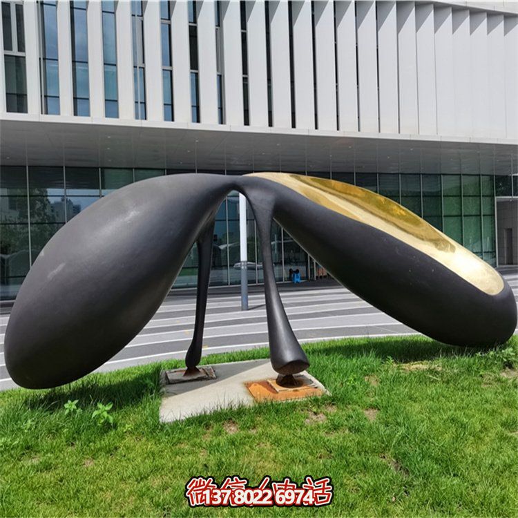 抽象不銹鋼景觀(guān)擺件，為你的廣場(chǎng)和公司添上創(chuàng)意色彩