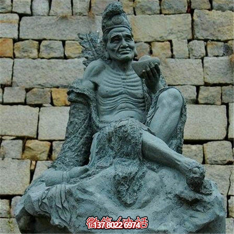 景區(qū)濟(jì)公石雕雕塑，帶你感受大自然的魅力
