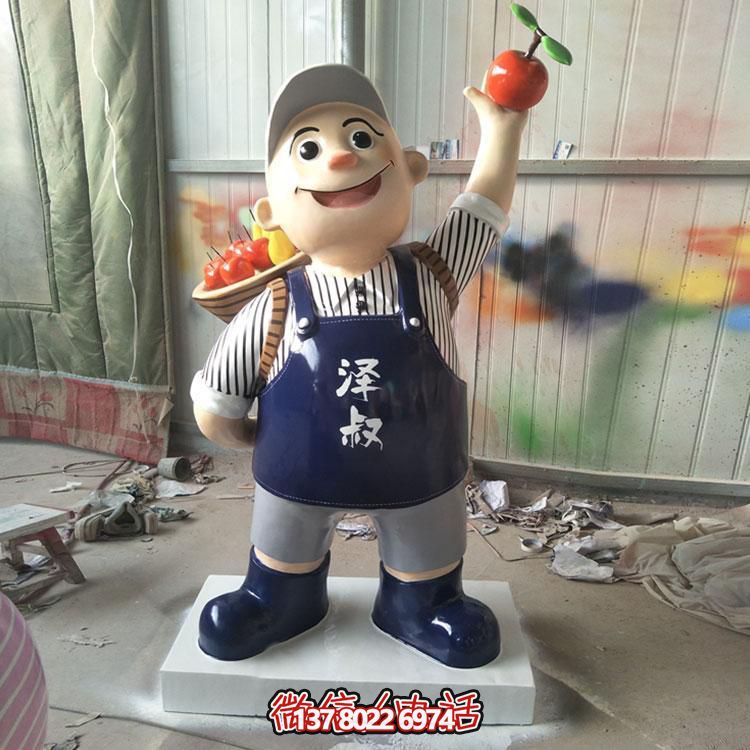 玻璃鋼彩繪擺件，點(diǎn)綴飯店酒店戶外廣場(chǎng)公園雕塑