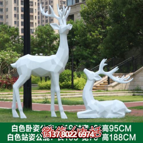 玻璃鋼雕塑裝置，點綴小區(qū)園林景觀