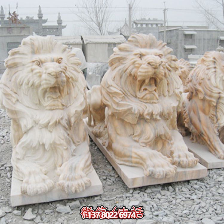 仿真獅子雕塑，為公園、動物園帶來活力