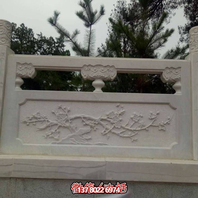 大理石石雕欄桿，給你一個(gè)安全且美麗的橋邊