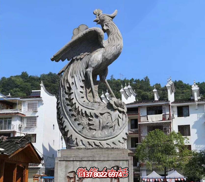 鳳凰雕塑，給公園帶來靈動(dòng)之美