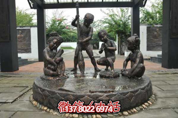不銹鋼銅雕毛筆，為兒童締造景區(qū)樂趣