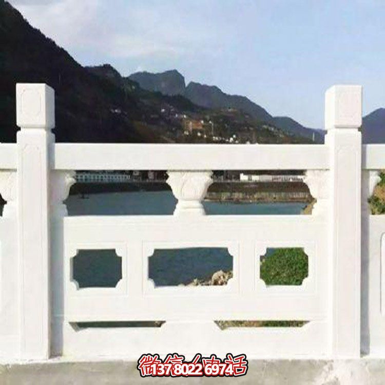 大理石雕刻石欄桿，美輪美奐，護(hù)佑家園