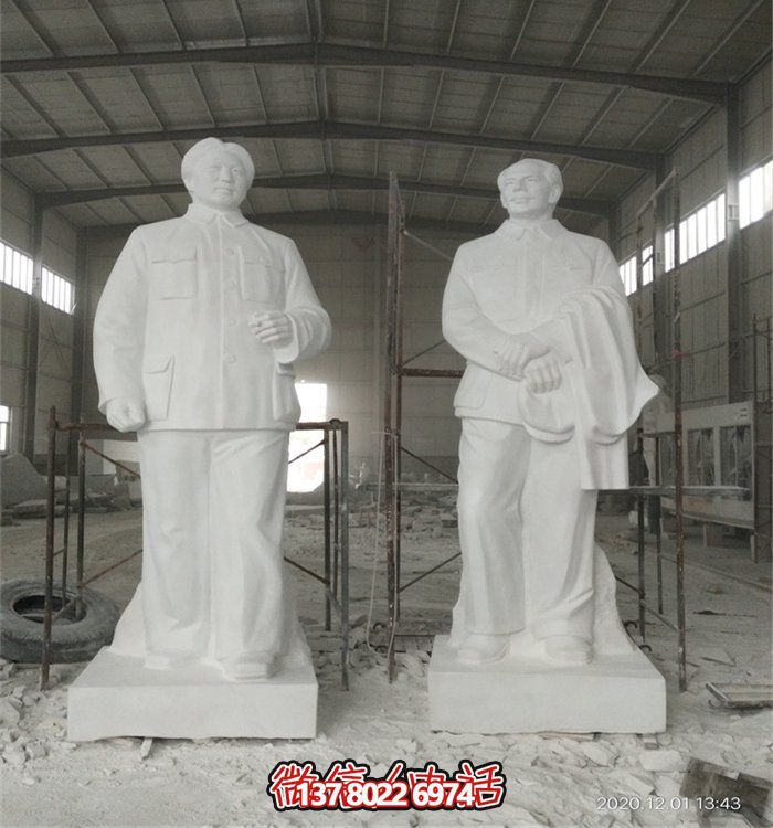 毛澤東偉人雕像，大型漢白玉雕刻，適宜于廣場等場所