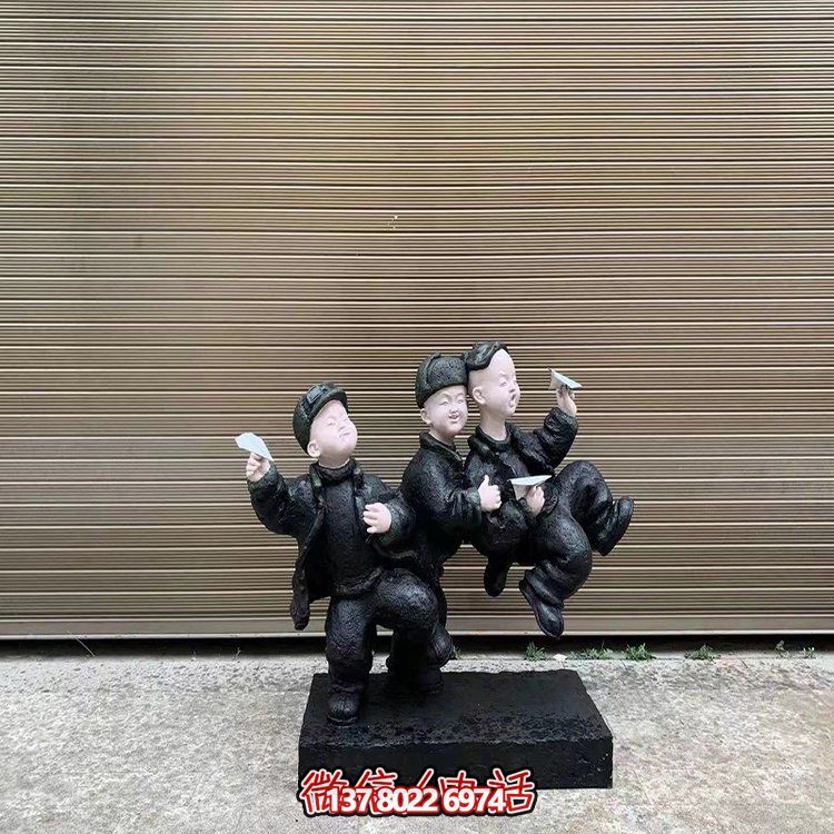 多彩玻璃鋼景觀擺件，添加卡通戶外兒童樂趣