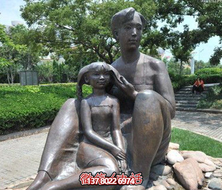 母女情深銅雕塑，傳承傳統(tǒng)文化