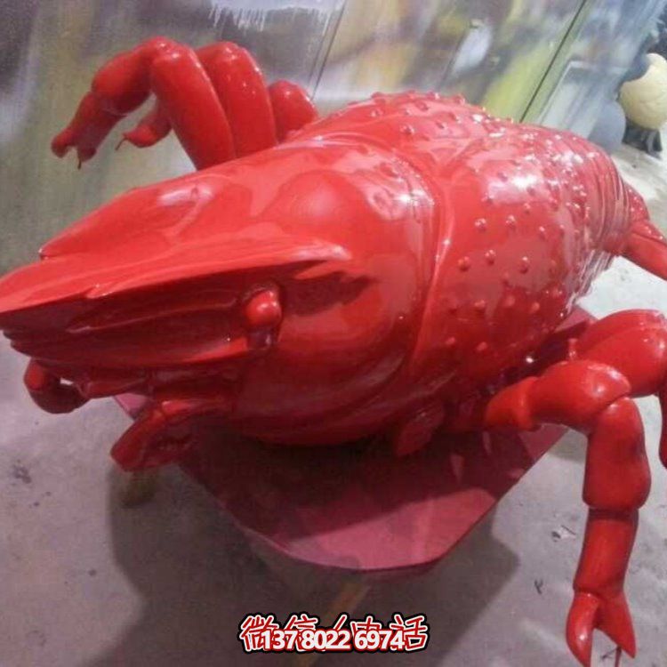 大型龍蝦雕塑裝飾品，點(diǎn)綴飯店、酒店門口