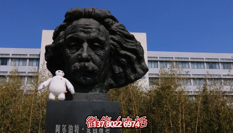 傳承名人風(fēng)采，愛因斯坦頭像銅雕