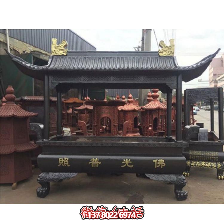 精美銅雕香爐，裝點您的景區(qū)、寺廟、戶外