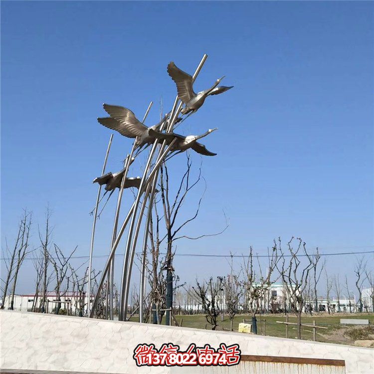 廣場(chǎng)戶(hù)外園林景觀(guān)仙鶴雕塑