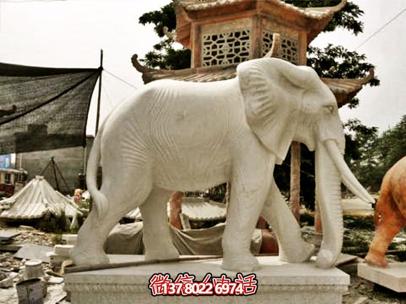 寺廟庭院石雕創(chuàng)意大型戶(hù)外園林景觀(guān)裝飾品大象雕塑 寺廟庭院石雕創(chuàng)意大型戶(hù)外園林景觀(guān)裝飾品大象雕塑