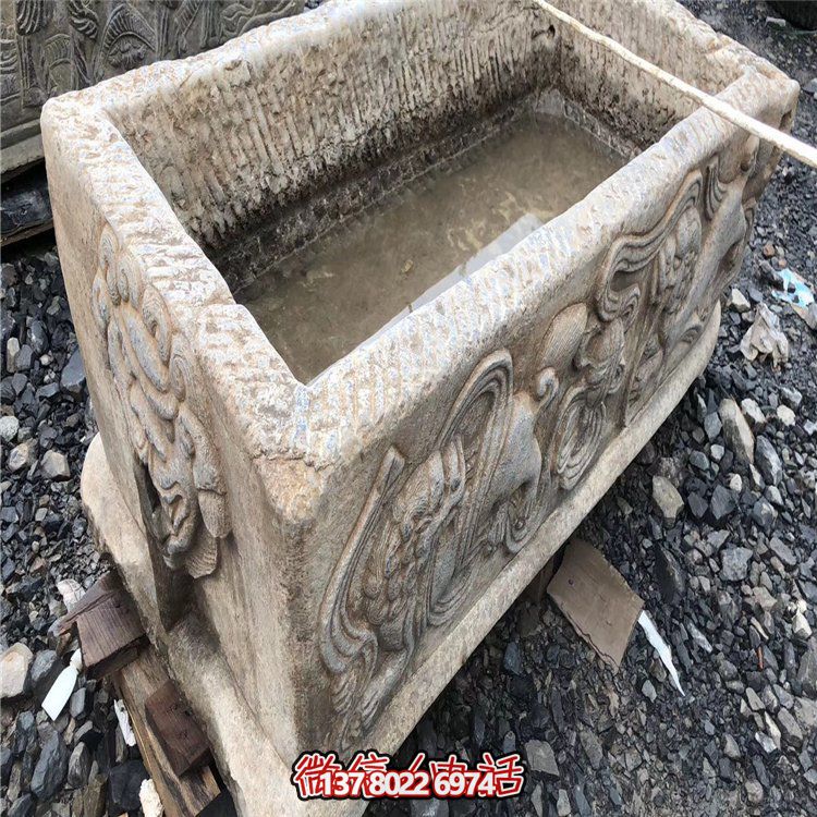 老石槽，漢白玉仿古石槽