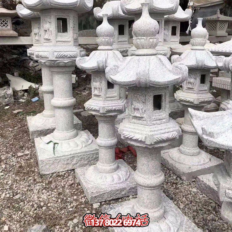 花崗巖石雕燈，中國傳統(tǒng)古建照明燈籠